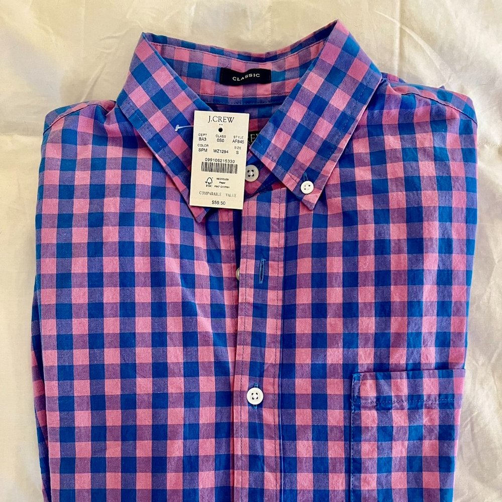 Brand New J. Crew Men's Dress Shirt NWT